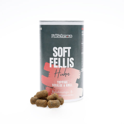 Soft Fellis Huhn + Topping Seealge & Krill