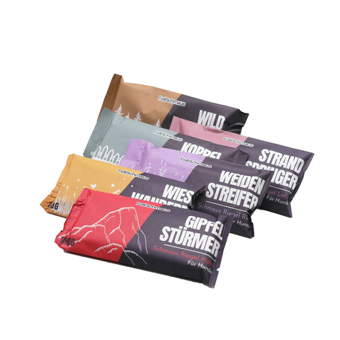 Probierpaket Energie to go Riegel für Hunde - 6 verschiedene Sorten