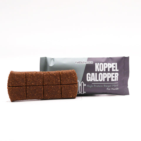 Gluten- und getreidefreier Hundesnack to go in der Sorte Pferd