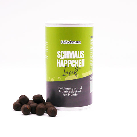 Natürlich, softer Hundesnack in der Sorte Insekt