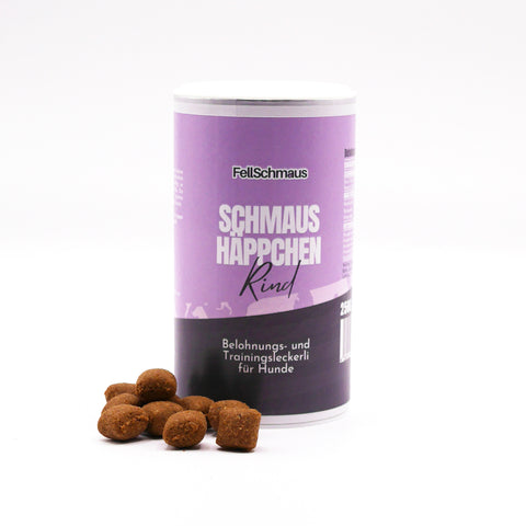 Natürlich, softer Hundesnack in der Sorte Rind